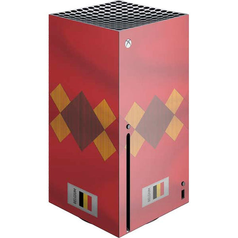 Belgium Soccer Flag Xbox Series X Console Skin